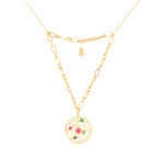 Spider Web Gold Necklace