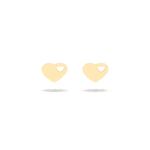 Daily Dazzle Summer Heart Gold Earrings