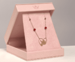 Oummi  Gold Necklace with Colored Stones - Image 3