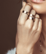 Wedding Band Fancy Diamond Love Ring - Image 3