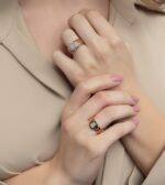 Classic Diamond Ring with Princess and Baguette - Image 2