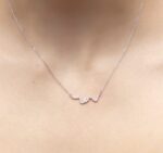 Daily Dazzle Diamond Necklace with Baguette - Image 3