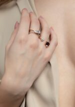 Daily Dazzle Diamond Ring with Precious Colors - Image 2
