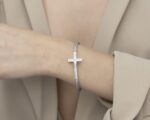 Religious Cross Diamond Bracelet - Image 2