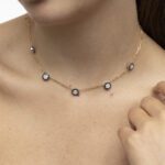 Daily Dazzle Chain Diamond Necklace with Fancy Black Diamond - Image 2