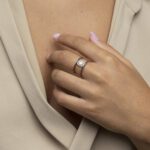 Classic Diamond Ring with Baguette and Fancy Black - Image 2