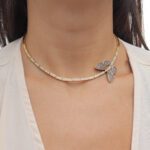 Butterfly Diamond Choker with Fancy Diamond - Image 2