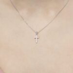 Religious Cross Diamond Necklace - Image 2