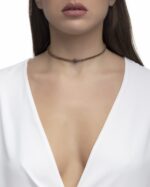 Classic Fancy Black Diamond Necklace - Image 2
