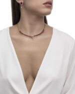 Daily Dazzle Diamond Earrings with Ruby - Image 3