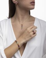 Daily Dazzle Gold Ring with Multicolor Stones - Image 2