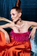 Daily Dazzle Diamond Necklace with Ruby - Image 2