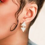 Classic Diamond Earrings - Image 3