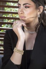 Chain Diamond Earrings - Image 3
