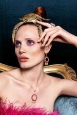 Daily Dazzle Diamond Necklace with Ruby - Image 3