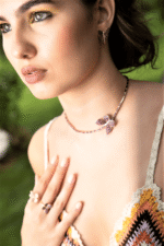 Butterfly Diamond Necklace with Ruby - Image 2