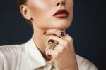 Classic Diamond Ring with Ruby - Image 2