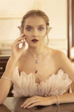 Fairy Tale Diamond Necklace with Fancy Diamond - Image 3