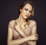 Emblem Diamond Bracelet with Pink Sapphire - Image 3