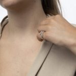 Classic Diamond Ring with Pear Diamond - Image 2