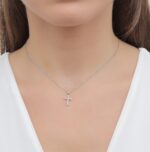 Religious Cross Diamond Necklace - Image 2