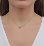 Religious Cross Diamond Necklace - Image 2