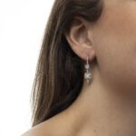 Classic Diamond Earrings with Baguette Diamond - Image 2
