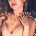 Light Diamond Ring with Pink Sapphire - Image 3