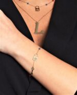 Lock Key  Gold Bracelet Love - Image 2