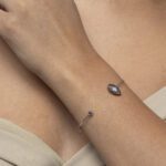Evil Eye Diamond Bracelet with Black Diamond and Sapphire - Image 2