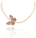 Butterfly Diamond Choker with Fancy Diamond - Image 3