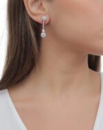 Classic Diamond Earrings - Image 2