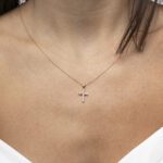Religious Cross Diamond Necklace - Image 2