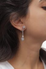 Classic Diamond Earrings - Image 3