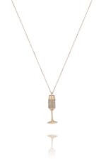 Champaign Glass Diamond Necklace - Image 2