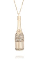 Champaign Bottle Diamond Necklace - Image 3