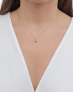 Religious Cross Fancy Diamond Necklace - Image 2