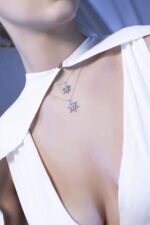 Snowflake Diamond Necklace - Image 3