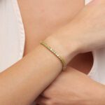 Tennis Bracelet with Yellow Diamond - Image 3