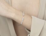 Classic Diamond Bracelet with Pear Diamond - Image 2