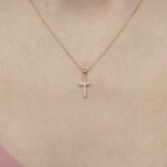 Religious Cross Diamond Necklace - Image 3