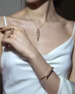 Bullet Brown Diamond Necklace - Image 3