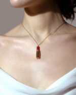 Lipstick Diamond Necklace - Image 2