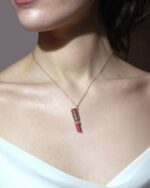 Lipstick Diamond Necklace - Image 2