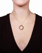 Oummi Diamond Necklace with Black Diamond - Image 2