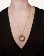Oummi Diamond Necklace with Ruby - Image 2