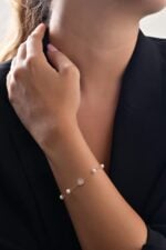 Daily Dazzle Fancy Diamond Bracelet with Pearls - Image 2