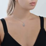 Hand of Fatima Diamond Necklace - Image 2