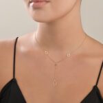Daily Dazzle Gold Necklace with Colored Stones - Image 2