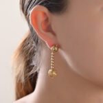 Boule Gold Earrings - Image 2